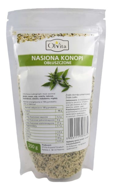 Hanfsamen, entschält 250g OLVITA - Biolaboratorium