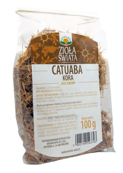 Catuaba Rinde getrocknete Kräuter 100g WILLKOMMEN NATUR - Biolaboratorium