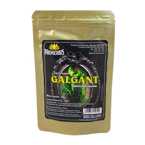 Galgant 50 g PROHERBIS Gewürz - Biolaboratorium