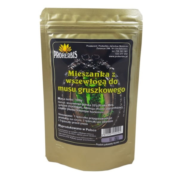 Für PROHERBIS Birnenmousse mit der Laus mischen - Biolaboratorium