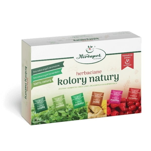 Teefarben der Natur, 6x5 Set HERBAPOL - Biolaboratorium