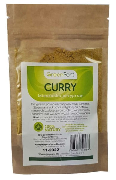 Curry 40 g GRÜNPORT - Biolaboratorium