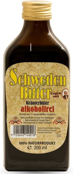 Schwedische Kräuter ohne Alkohol 200ml NATUR - Biolaboratorium