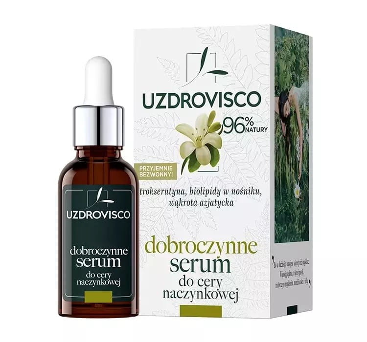 Gesichtsserum für Couperose-Haut 30 ml - UZDROVISCO - Biolaboratorium