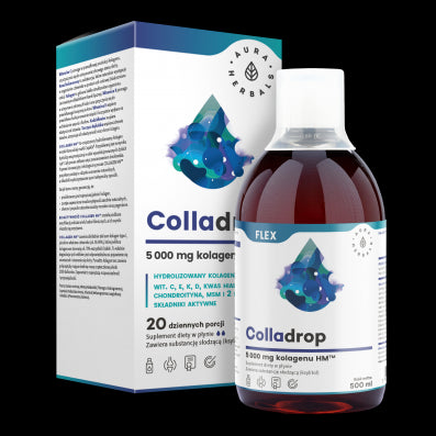 Colladrop flex Meereskollagen 5000 mg 500 ml AURA-KRÄUTER - Biolaboratorium