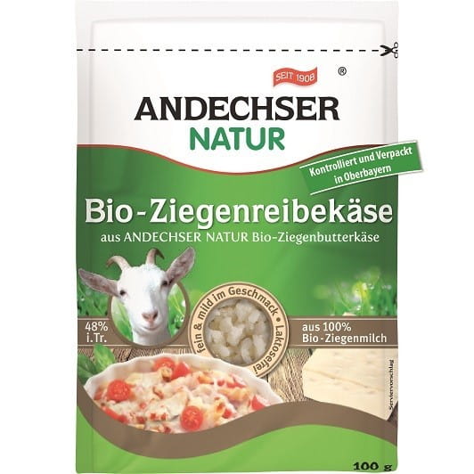 BIO geriebener Ziegenkäse 100 g - Biolaboratorium