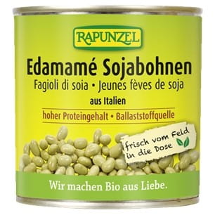 Edamame Sojabohnen in BIO-Salzlake 200 g (130 g) (Dose) - RAPUNZEL - Biolaboratorium
