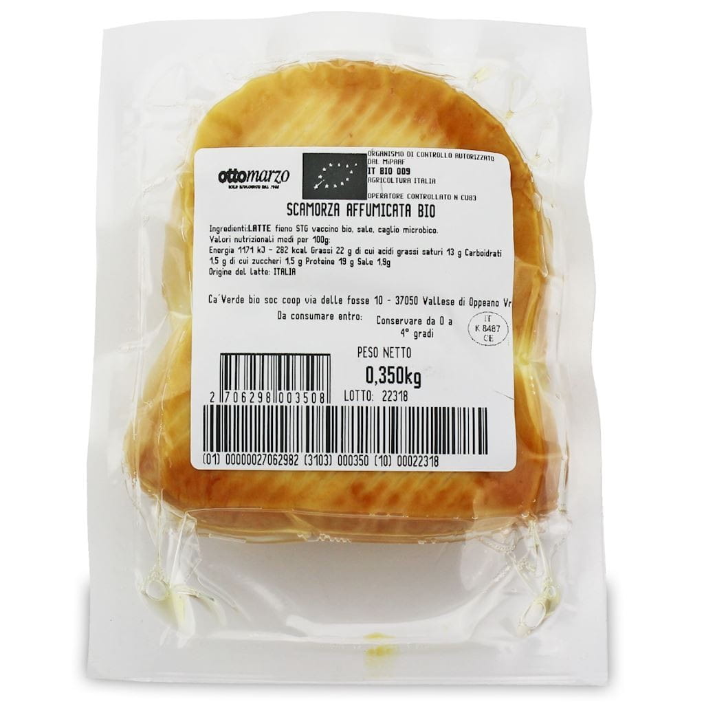 Geräucherter Scamorza affumicata-Käse BIO 03,8 kg - CA'VERDE - Biolaboratorium