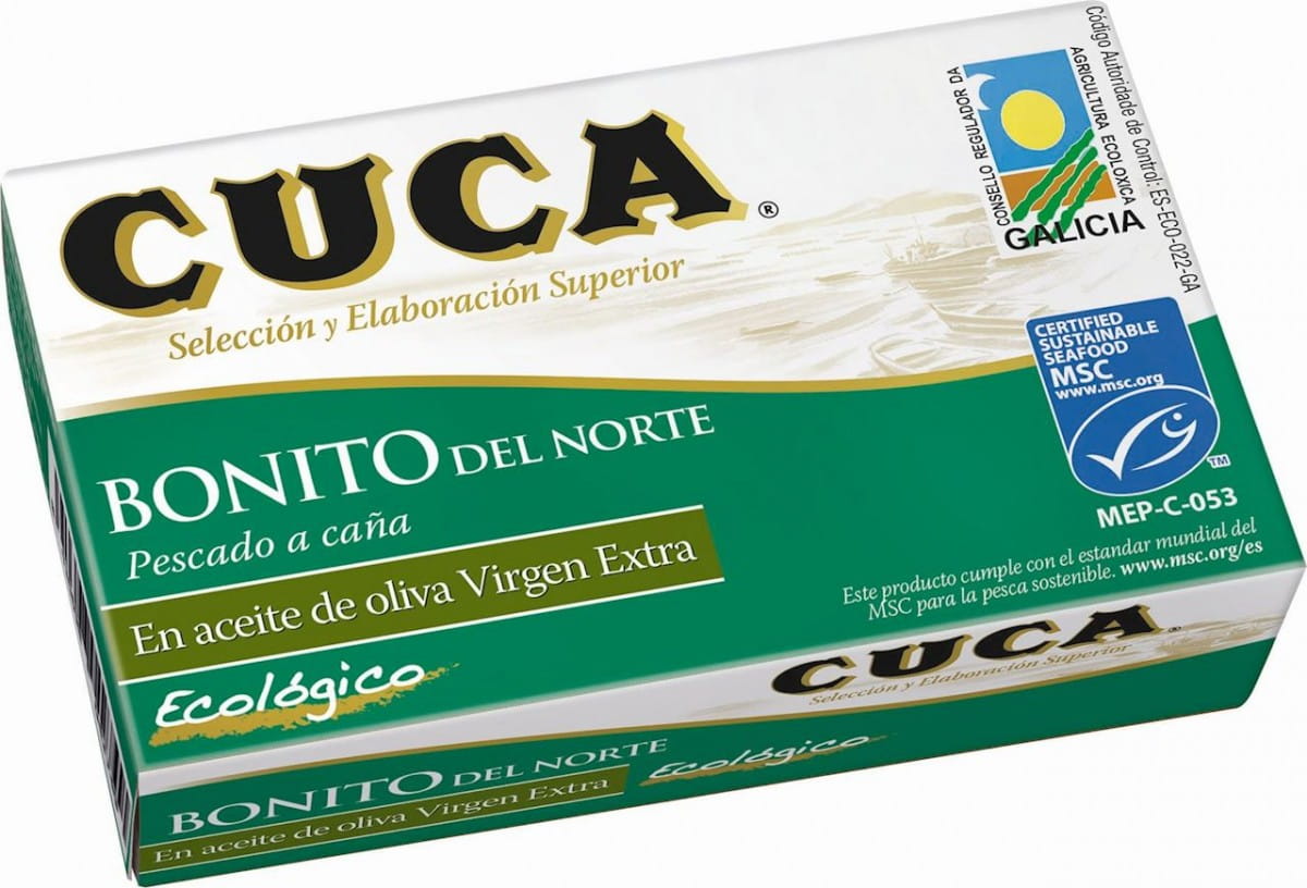 Bonito-Thunfisch msc in BIO-Olivenöl extra vergine 112 g (82 g) - CUCA - Biolaboratorium