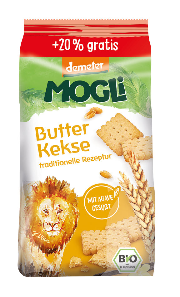 Butterkekse BIO demeter 125 g + 25 g gratis - ICH KANN - Biolaboratorium