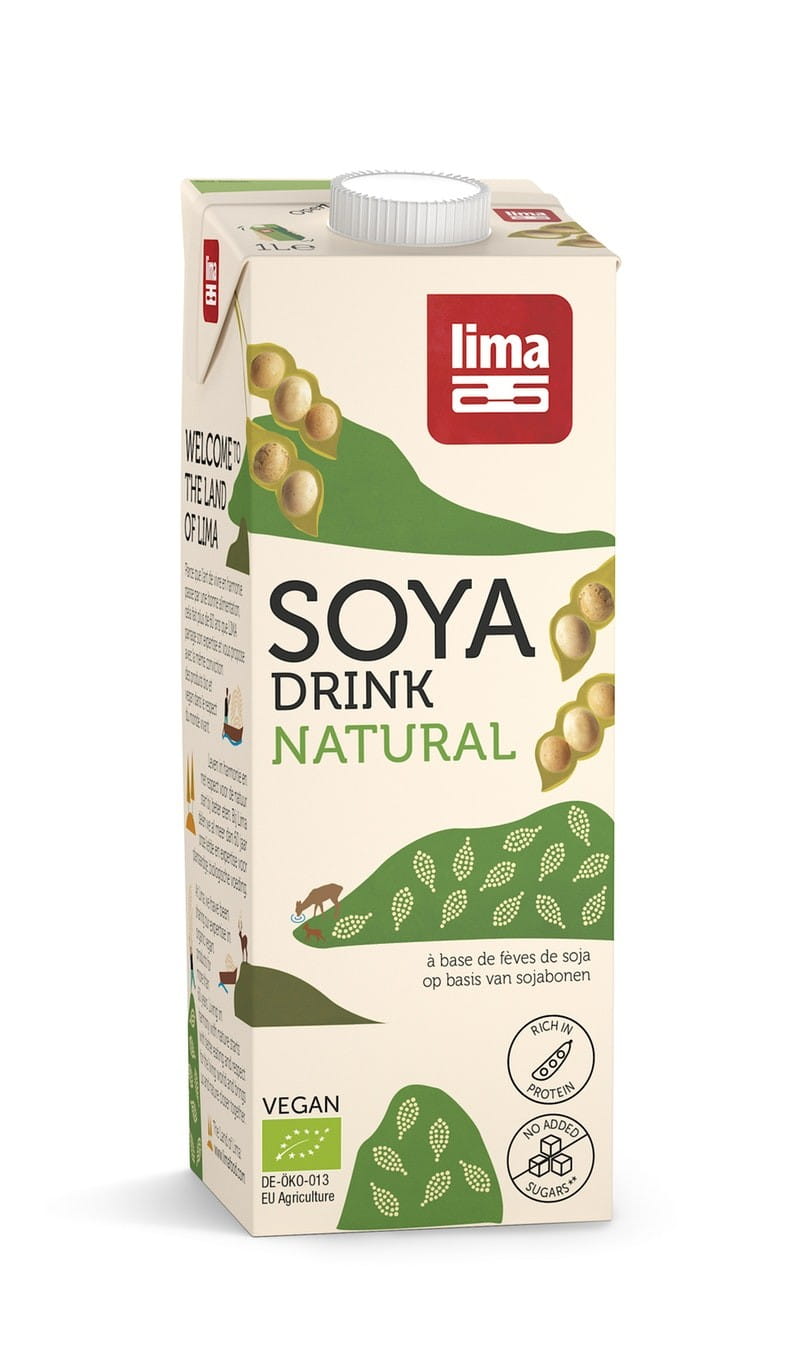 Verkauf glutenfreies Sojagetränk BIO 1000 ml - LIMA - Biolaboratorium