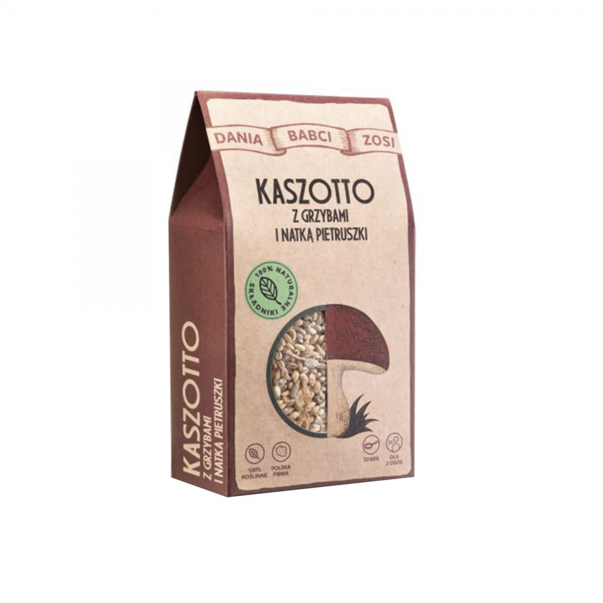 Kaszotto mit Pilzen und Petersilie 200 g - Biolaboratorium