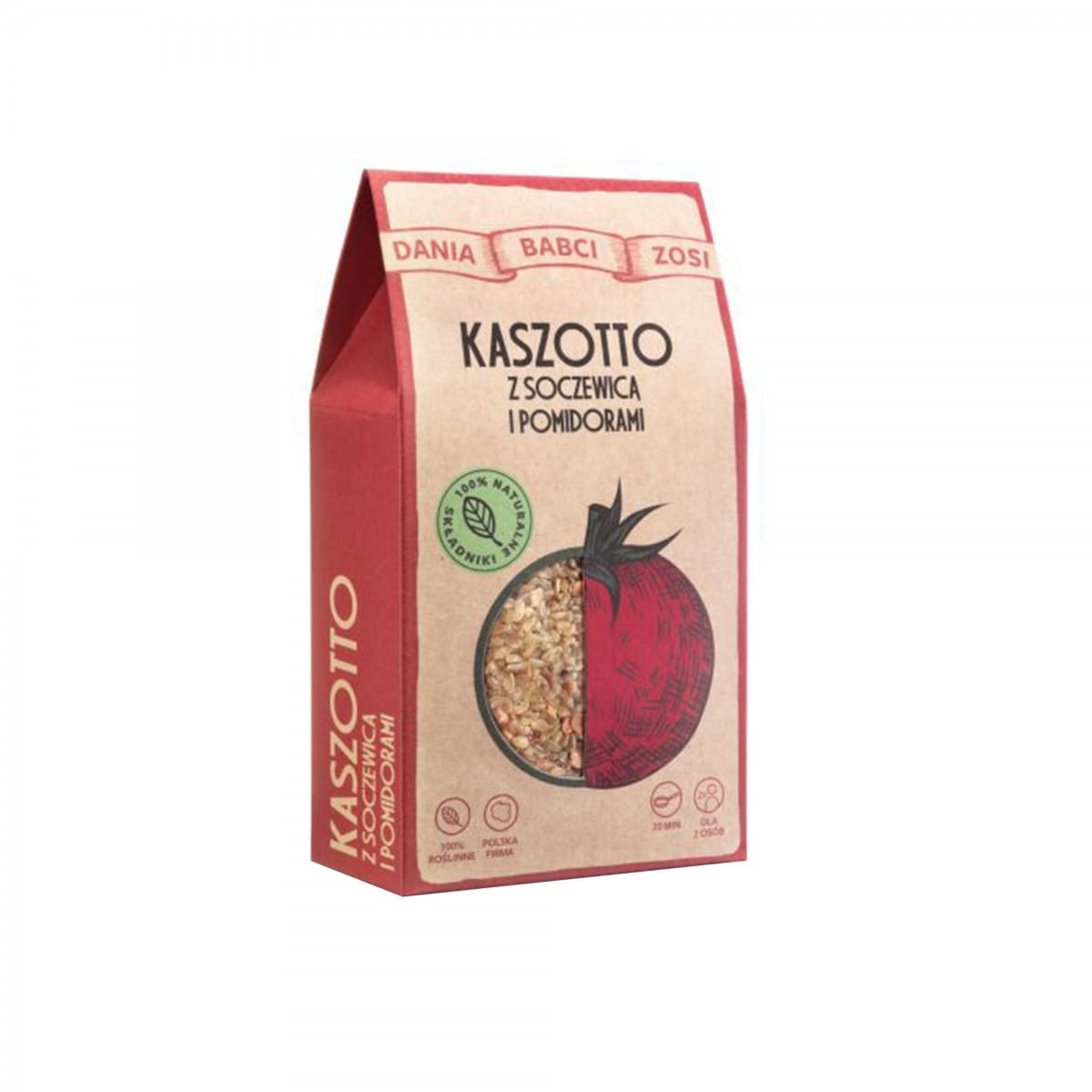 Kaszotto mit Linsen und Tomaten 200 g - Biolaboratorium