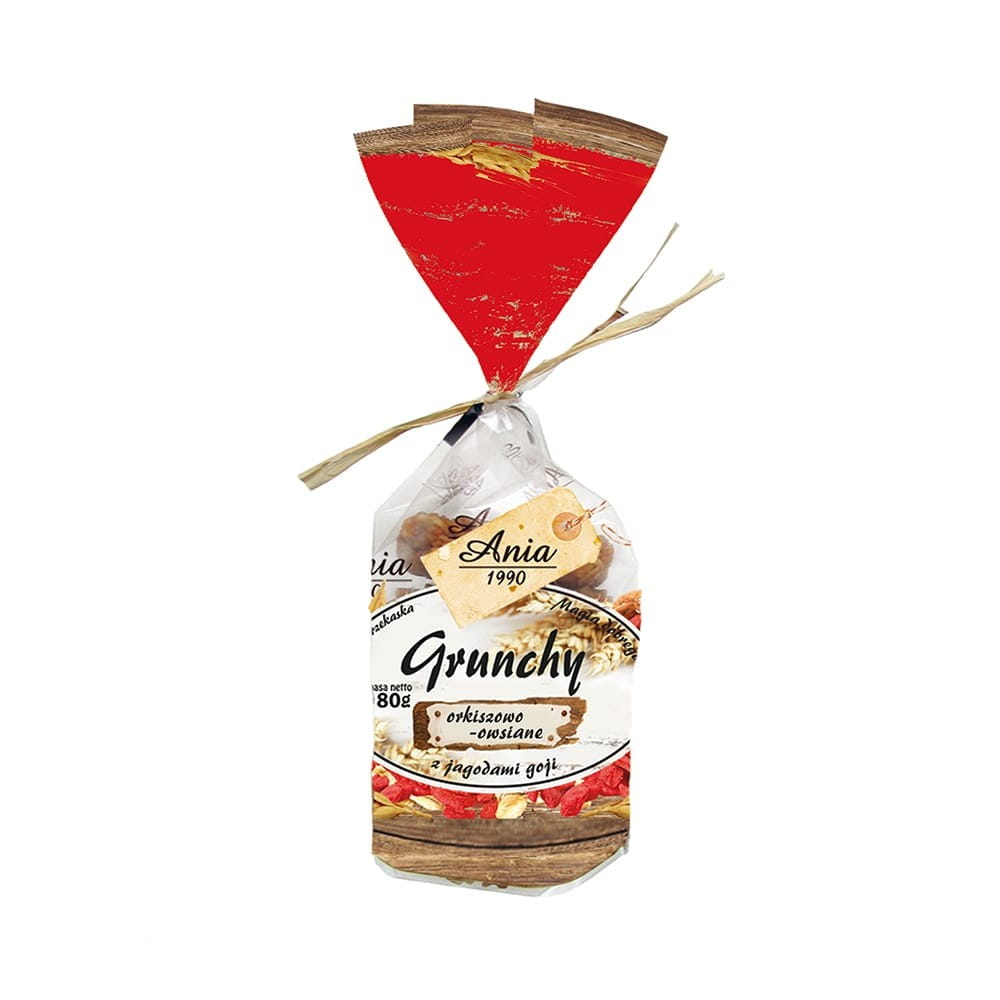 Kekse 5 Flocken Dinkel und Hafer mit Goji-Beeren 180 g ANIA - Biolaboratorium