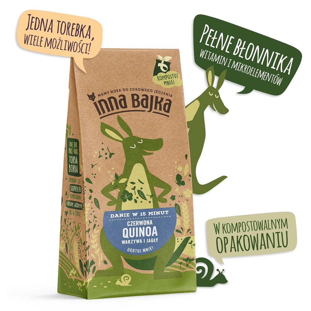 Roter Quinoa mit Gemüse und Hirse 200 g - ANOTHER TALE - Biolaboratorium