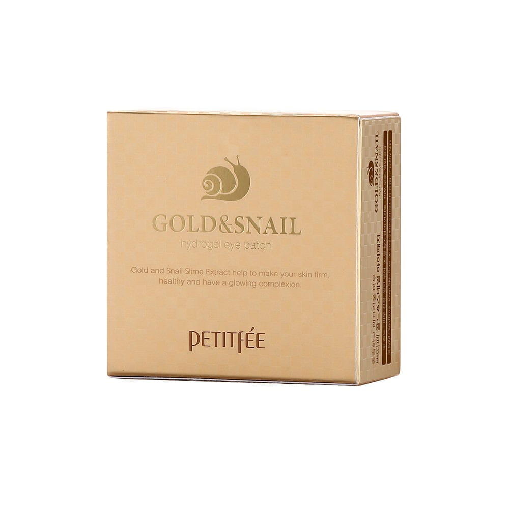 Gold- und Schnecken-Augenpads 60 x 14 g - PETITFEE - Biolaboratorium
