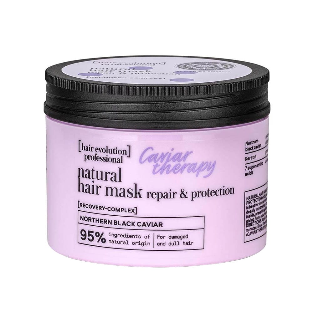 Kaviar-Therapiemaske für geschädigtes und stumpfes Haar 150 ml - NATURA SIBERICA - Biolaboratorium