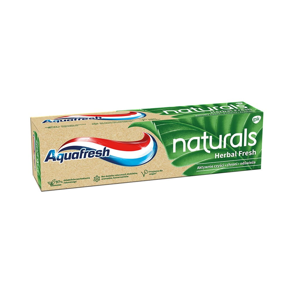 Naturals Kräuterfrische Zahnpasta 75 ml - AQUAFRESH - Biolaboratorium