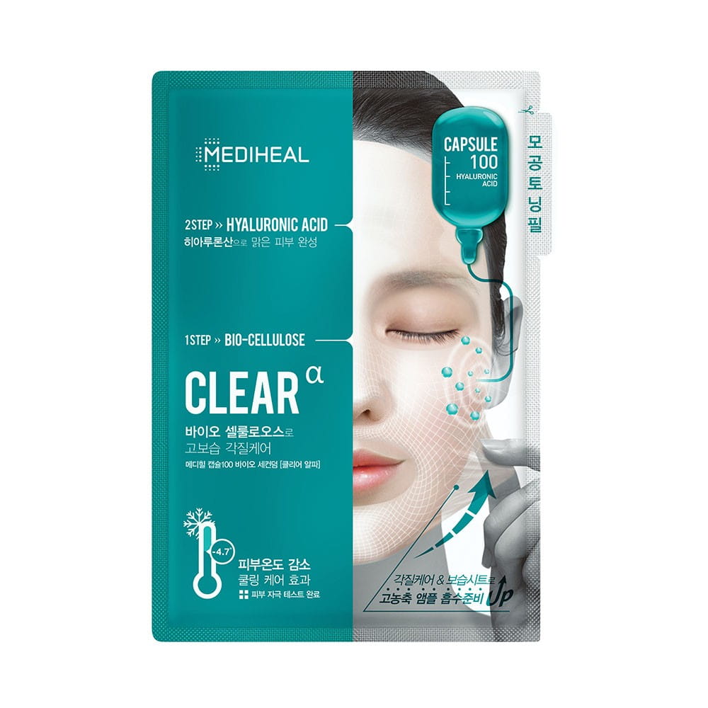 2-Stufen-Gesichtsmaske mit Hyaluronsäure 23 ml + 4 ml - MEDIHEAL - Biolaboratorium
