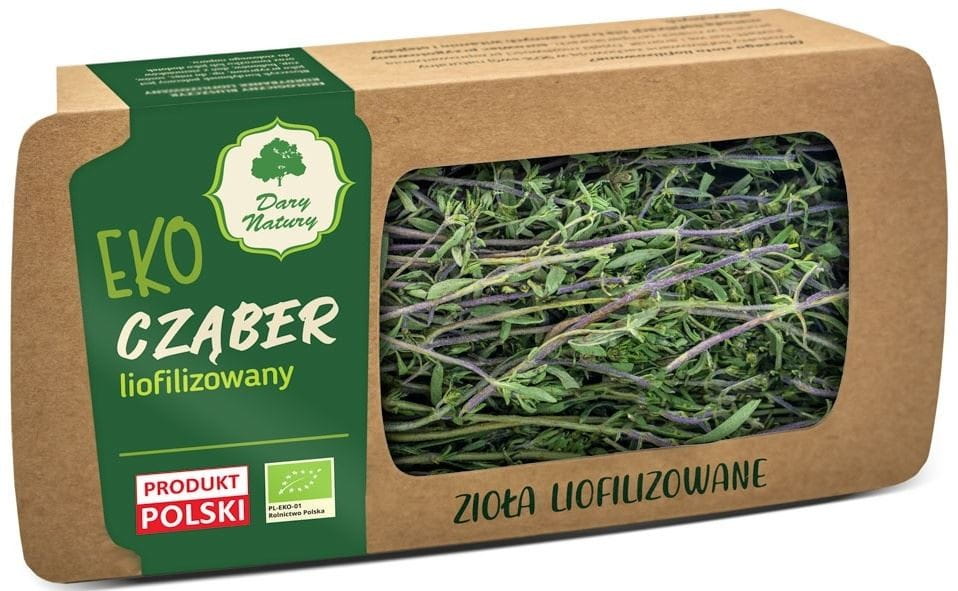 Glutenfreies gefriergetrocknetes Bohnenkraut BIO 10 g - DARY NATURY - Biolaboratorium