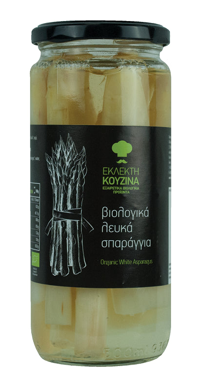 Weißer Spargel in Salzlake BIO 300 g (200 g) - BIOAGROS - Biolaboratorium