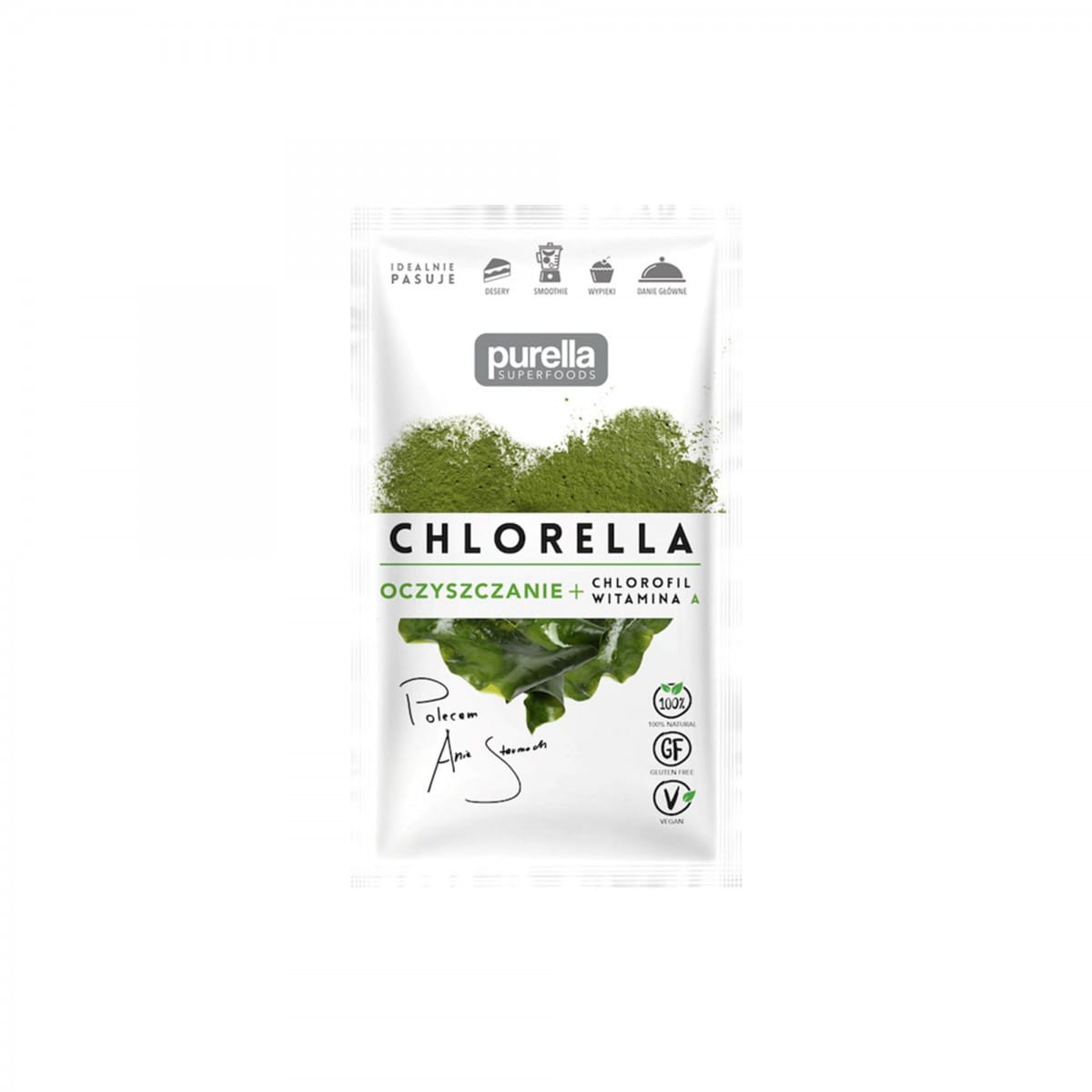 Chlorella reinigendes Chlorophyll + Vitamin A 21 g PURELLA FOOD - Biolaboratorium