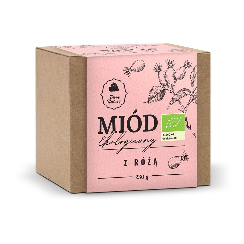 NEKTAR MULTIPLEBLOWER HONIG MIT ROSE BIO 230 g - GESCHENKE DER NATUR - Biolaboratorium