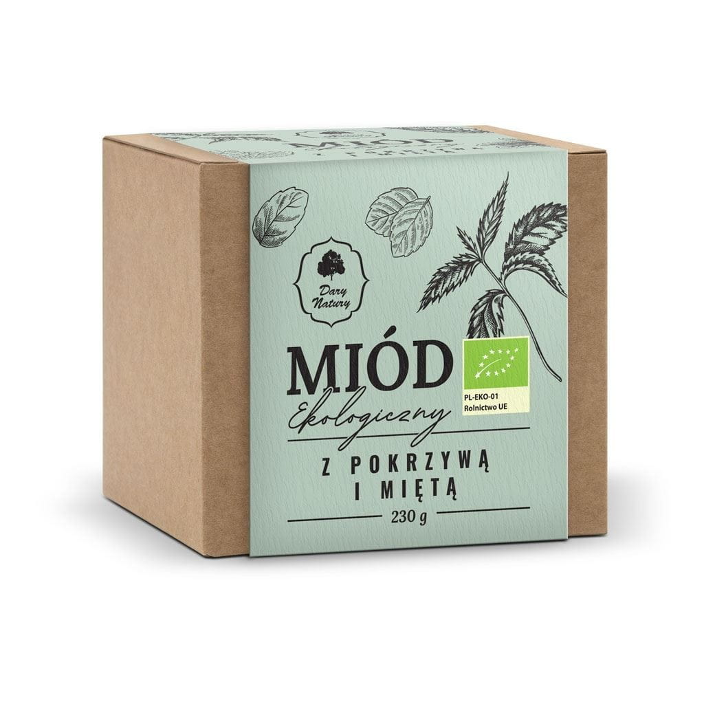 MULTIPLE BLUMENNEKTAR HONIG MIT NESSEL UND MINZE BIO 230 g - GESCHENKE DER NATUR - Biolaboratorium