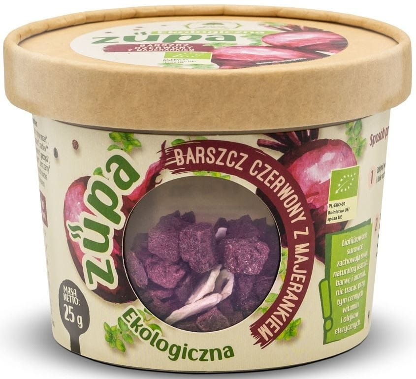 ROTE BORSCH-SUPPE MIT MARYERAN BIO LYOPHILISIERT 25 g - GESCHENKE DER NATUR - Biolaboratorium