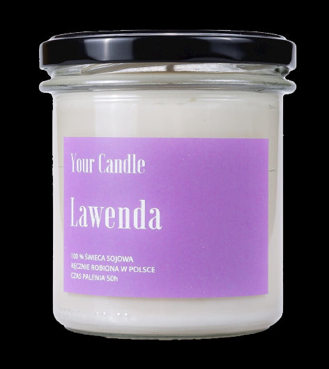 Lavendel Sojakerze 300 ml - IHRE KERZE - Biolaboratorium
