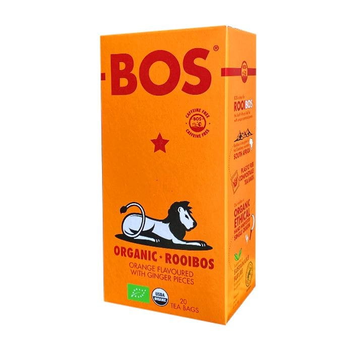ORANGENGESCHMACK TEE ROOIBOS MIT INGWER BIO (20 x 2,5 g) 50 g - BOS - Biolaboratorium