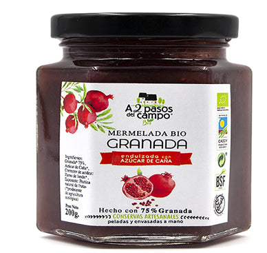 BIO GLUTENFREIE GRANATAPFELMARMELADE 200 g (GLAS) - A2 PASOS DEL CAMPO - Biolaboratorium