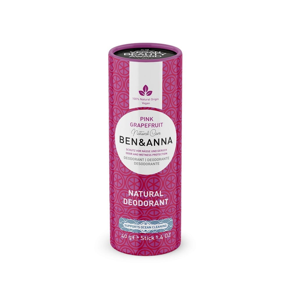 DEODORANT STICK AUF BASIS VON ROSA GRAPEFRUIT ECO Soda 40 g - BEN & ANNA - Biolaboratorium