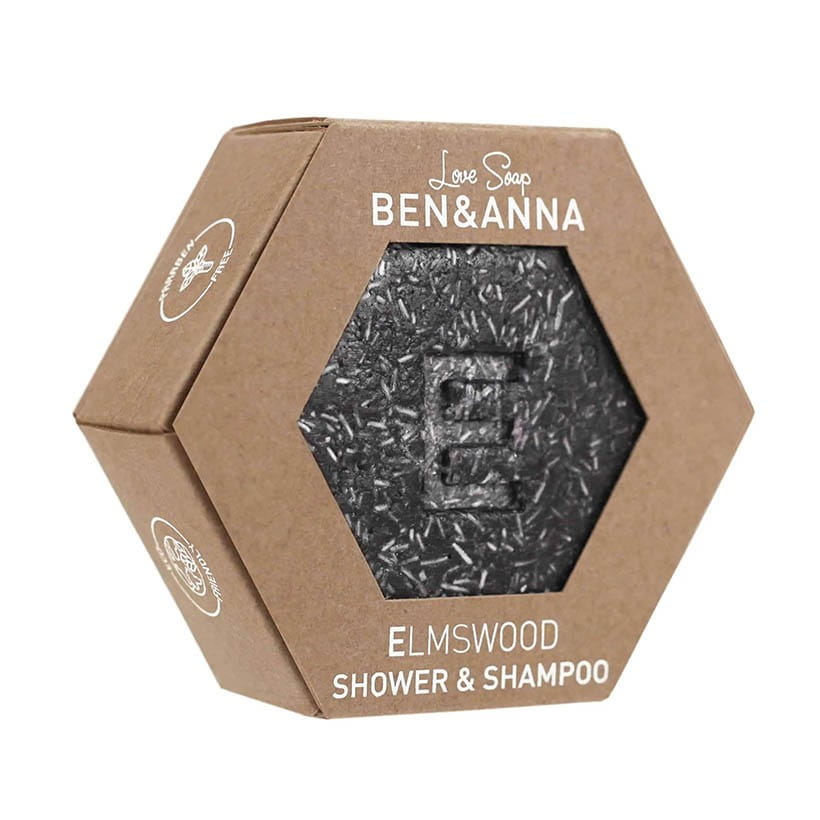 2in1 SHAMPOO UND DUSCHGEL ELMSWOOD ECO CUBE 60 g - BEN & ANNA - Biolaboratorium