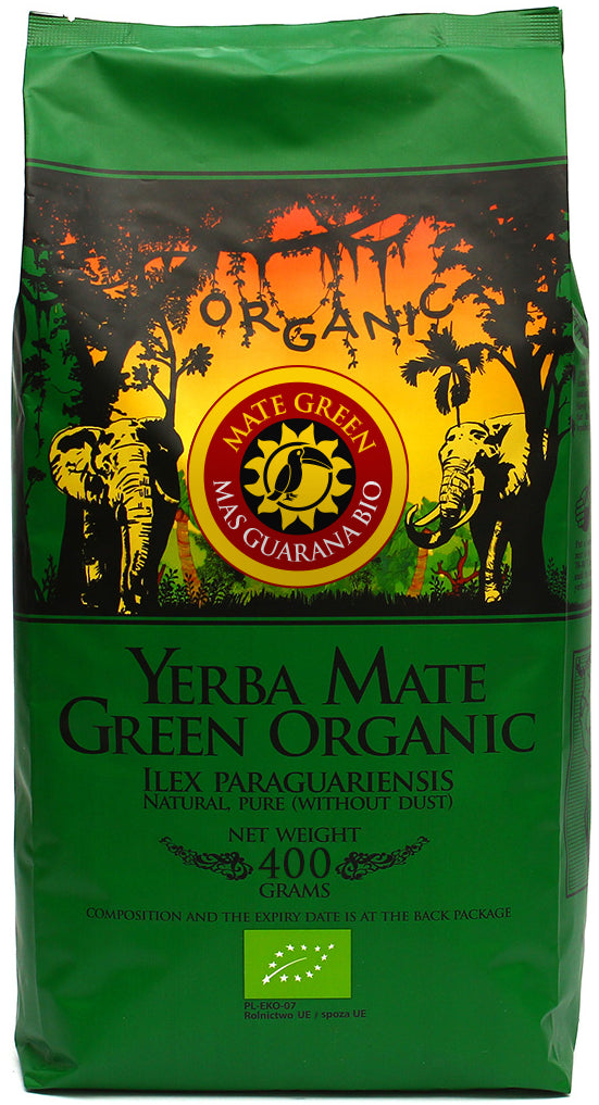 YERBA MATE GRÜN MAS GUARANA BIO 400 g - BIO MATE GRÜN - Biolaboratorium