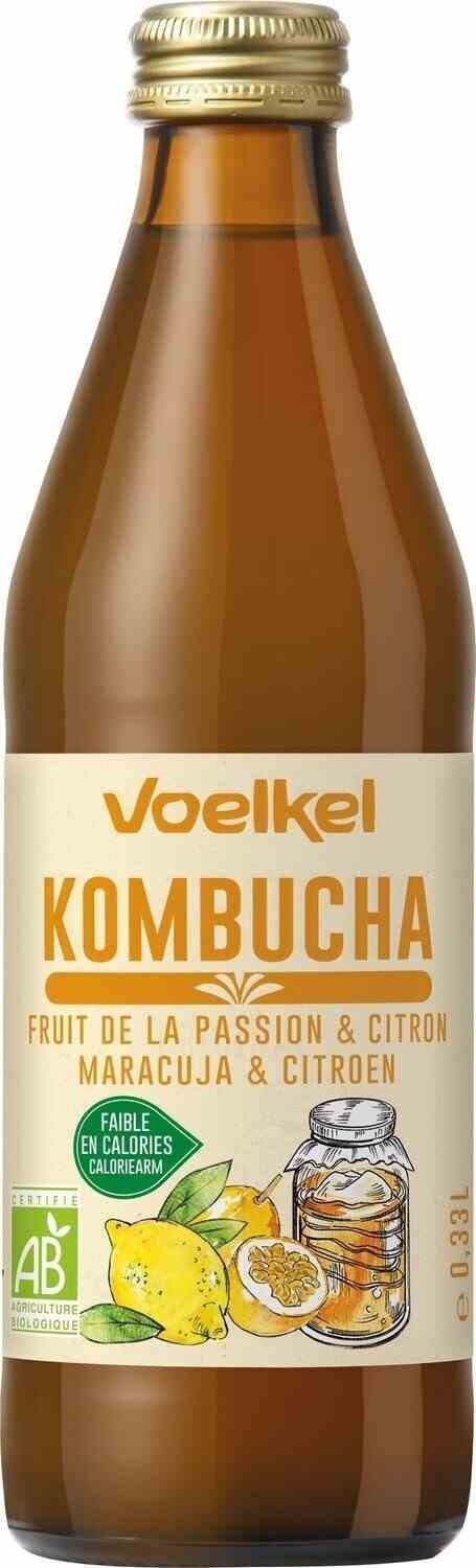 Kombucha Maracuja-Zitrone BIO 330 ml - Biolaboratorium