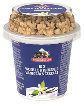 VANILLE JOGHURT MIT KNUSPRIGEM MUSLI BIO 150 g - BERCHTESGADENER LAND - Biolaboratorium