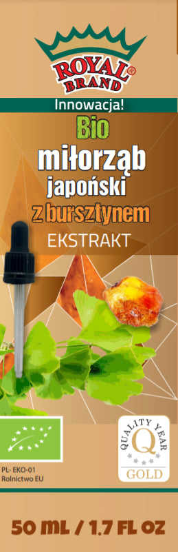 JAPANISCHER MILTON-EXTRAKT MIT BERNSTEINTROPFEN BIO 50 ml - ROYAL BRAND - Biolaboratorium