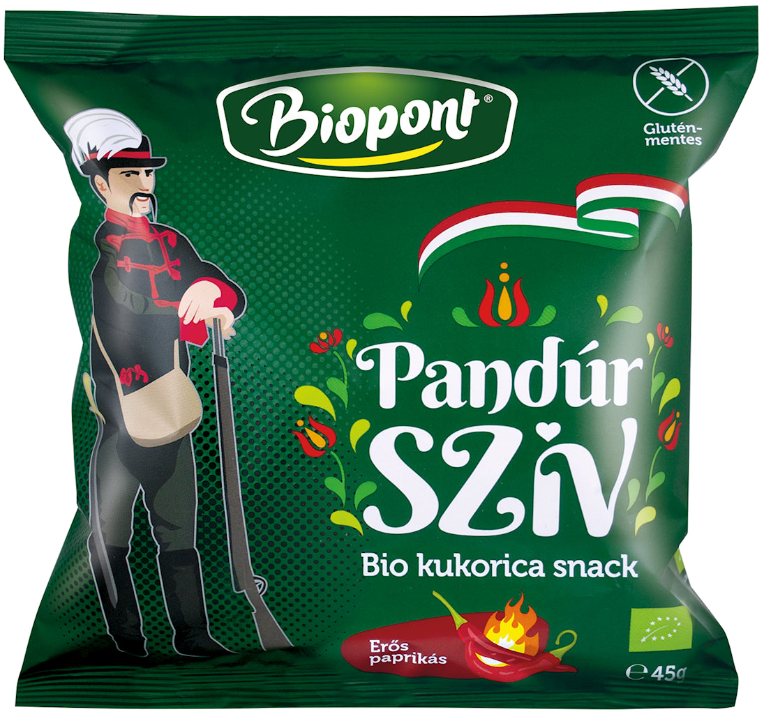 Maischips mit würzigem Paprikageschmack, glutenfrei BIO 45 g - BIOPONT - Biolaboratorium