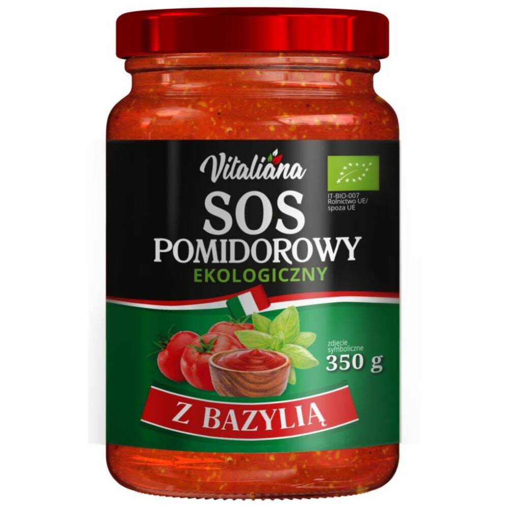 Sauce Tomate Basilikum Vitaliana 350 g Bio - NaturAvena - Biolaboratorium