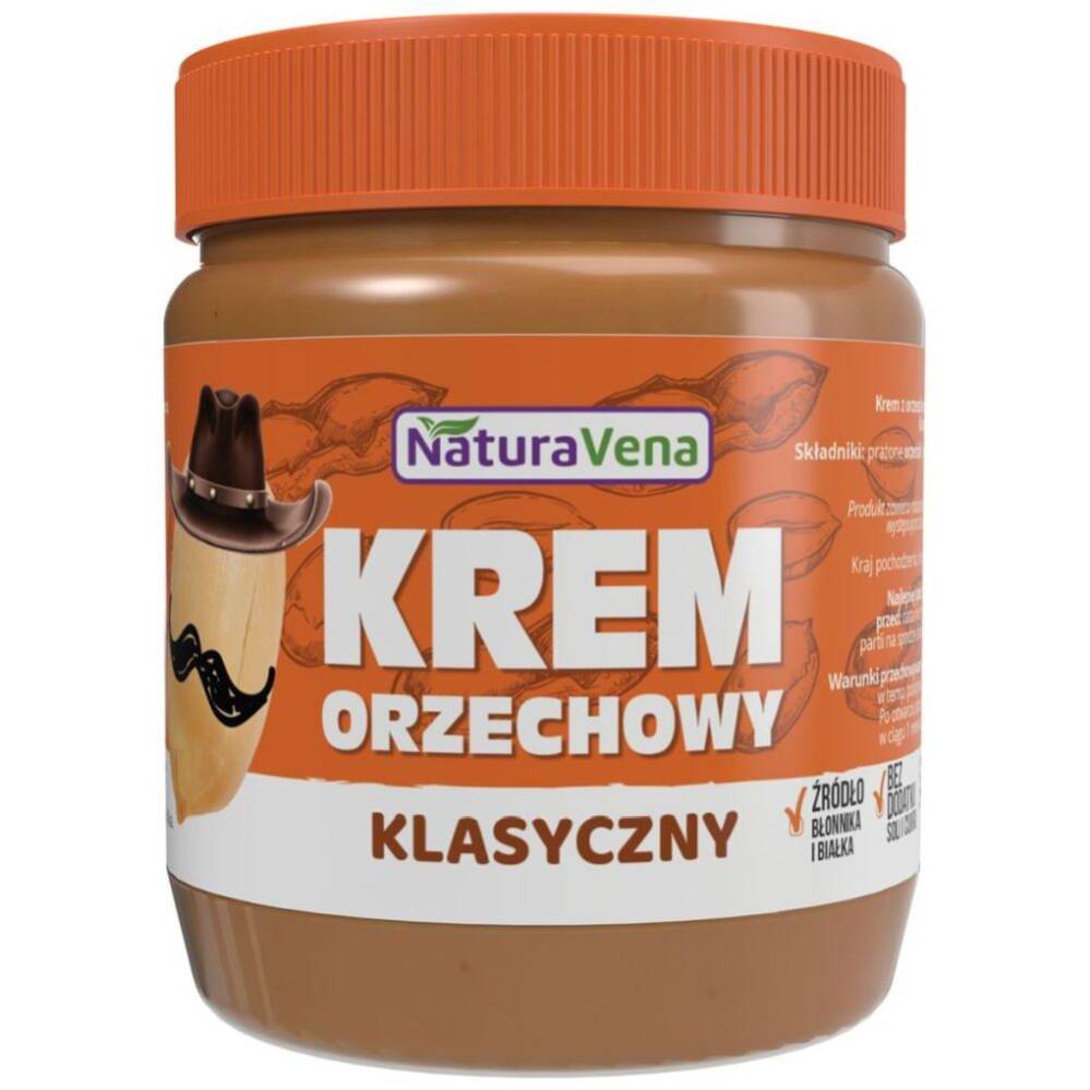 Klassische Nusscreme 100% ohne Salz und Zucker 340 g - NaturAvena - Biolaboratorium