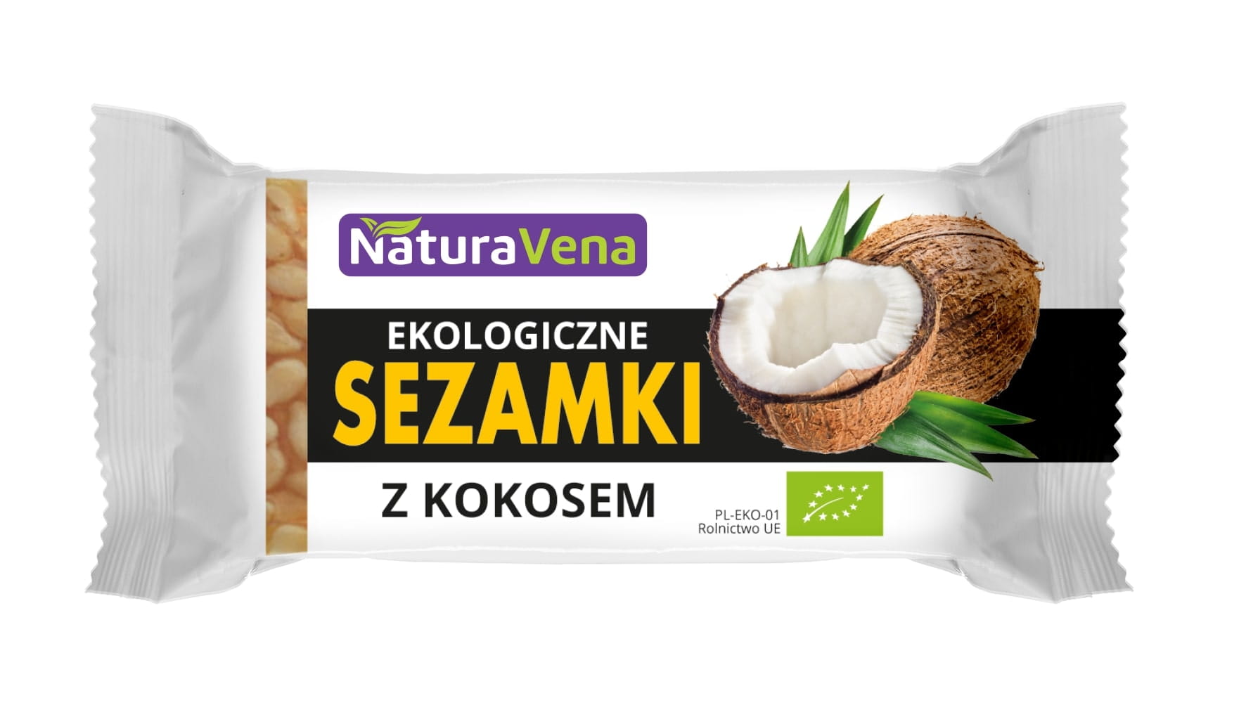 Sesamschoten mit Kokos 27 g Bio NATURAVENA - Biolaboratorium