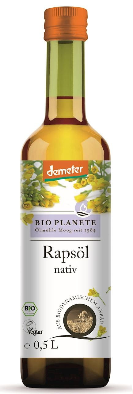 KALTGEPRESSTES RAPSÖL DEMETER BIO 500 ml - BIO PLANETE - Biolaboratorium