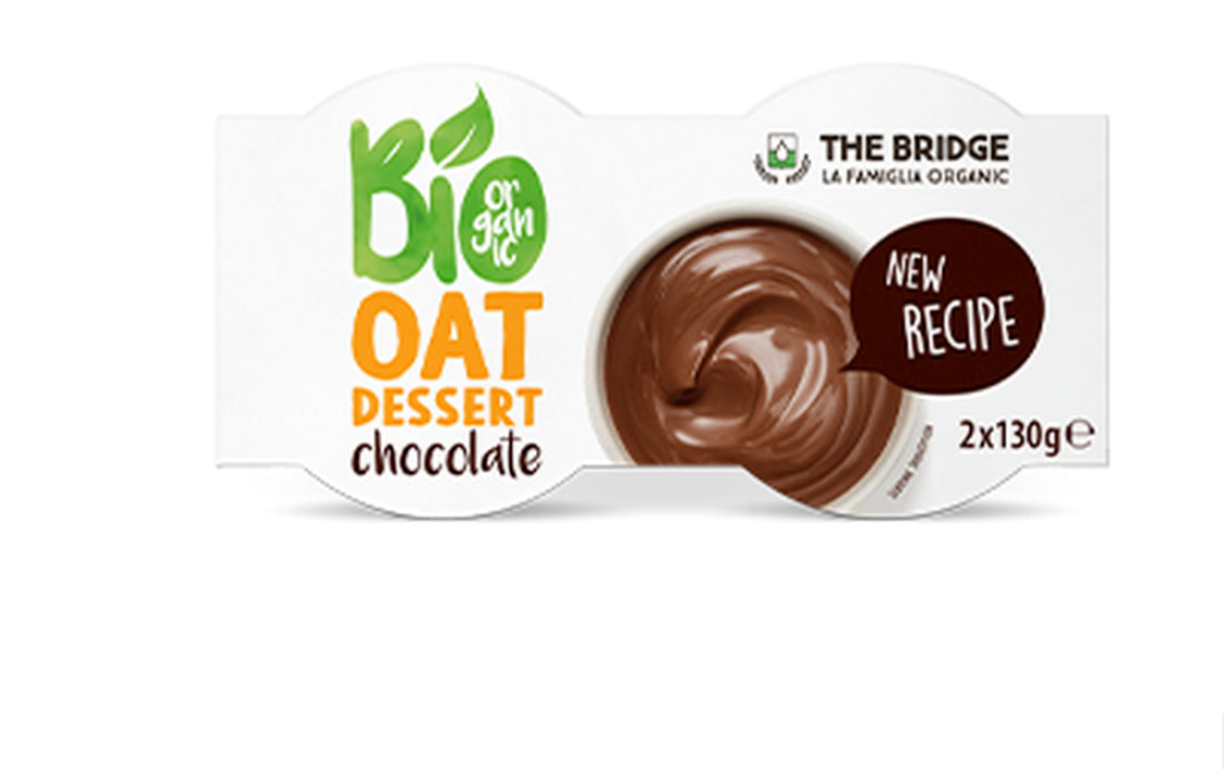 Haferdessert - Schokolade 2x130g EKO THE BRIDGE - Biolaboratorium