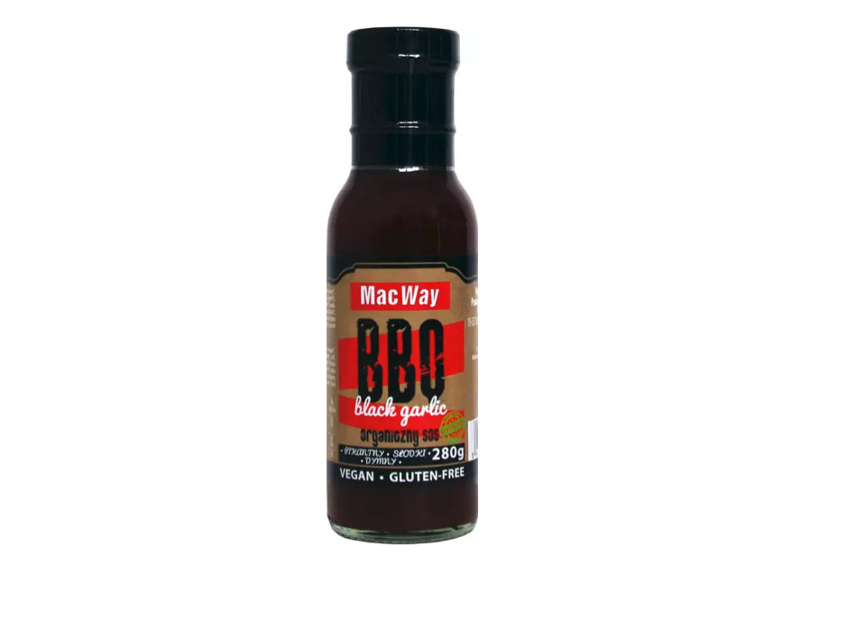 Glutenfreie BBQ Sauce mit schwarzem Knoblauch 280g ECO - Biolaboratorium
