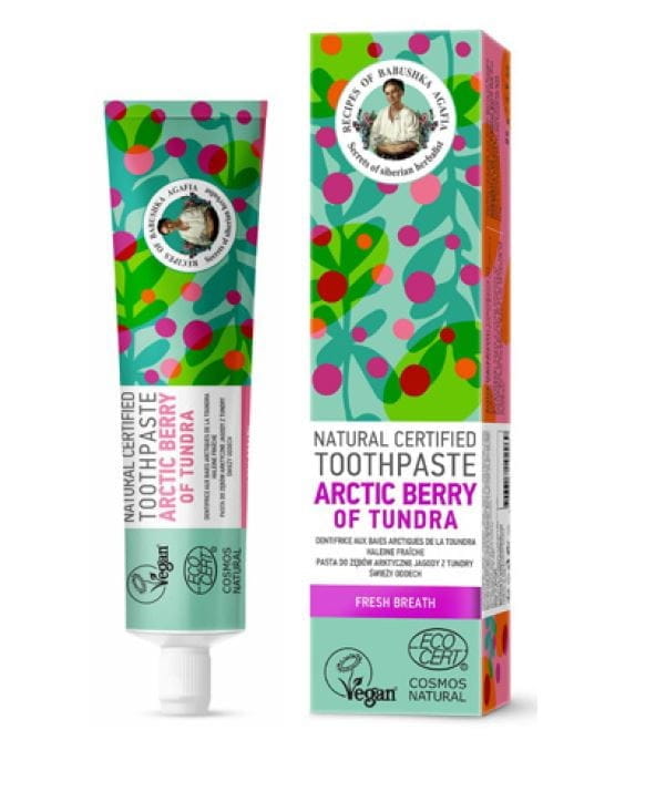 im Angebot ARCTIC BERRY ZAHNPASTA OHNE FLUORID ECO 85 g - REZEPTE VON OMA AGAFI - AGAFI - Biolaboratorium