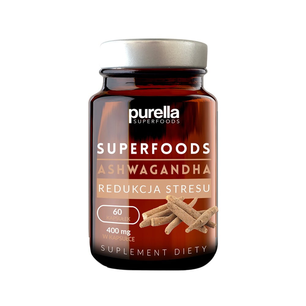 Superfoods Ashwagandha Stressabbau 30 g - 60 Kapseln - Biolaboratorium