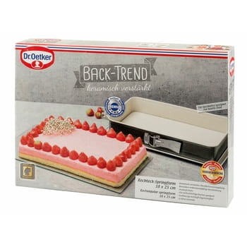 Rechteckige Kuchenform 38x25 cm Back-Trend Dr. Oetker