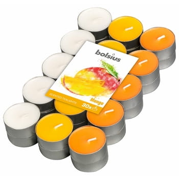 Aroma-Teelichter 30 Stk. Mango Bolsius