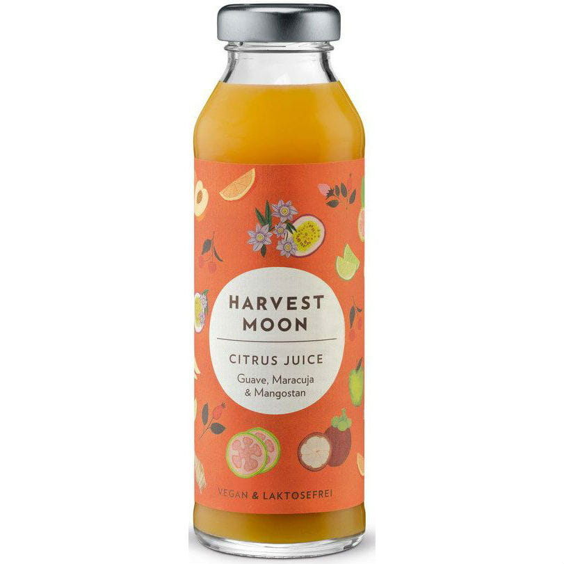 Zitrussaft mit Guave Maracuja mit Mangostan BIO 300 ml - HARVEST MOON